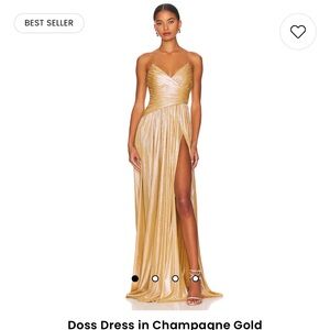 Doss Dress in Champagne Gold retrofete in great condition